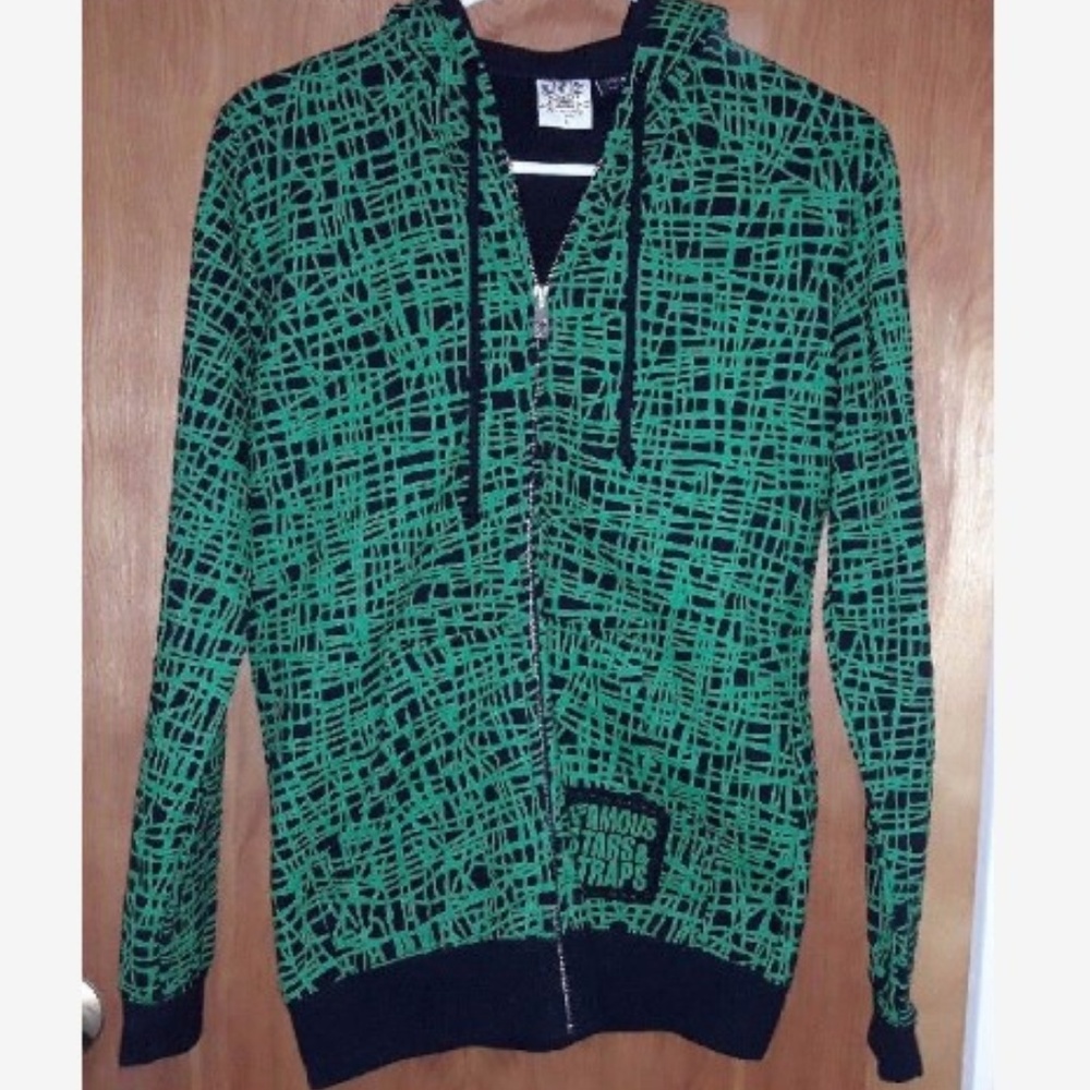 Famous Stars & Straps Green & Black Hoodie
